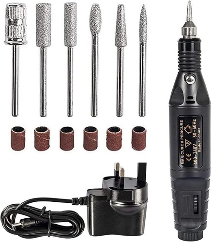 Electric nail file for - file, thick