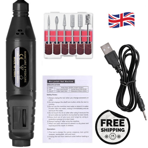 Electric nail file - nail, thick