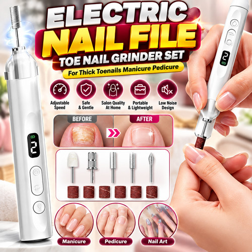 Electric nail file toe - electric,