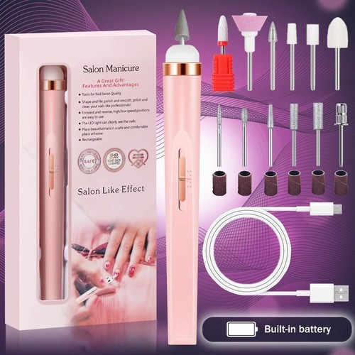 Electric nail file toe - file,