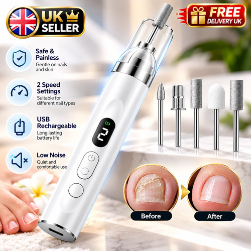 Toe nail grinder - for, thick