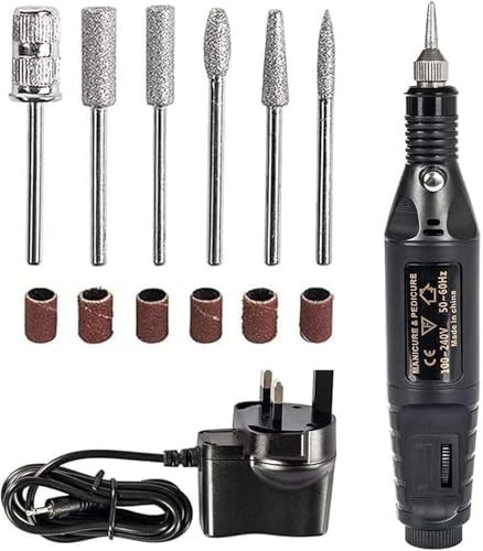 Electric nail file for - nail, thick