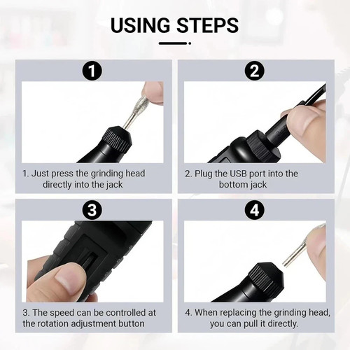 Electric nail file for thick - nail,