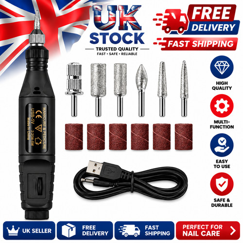 Electric nail file - nail, for
